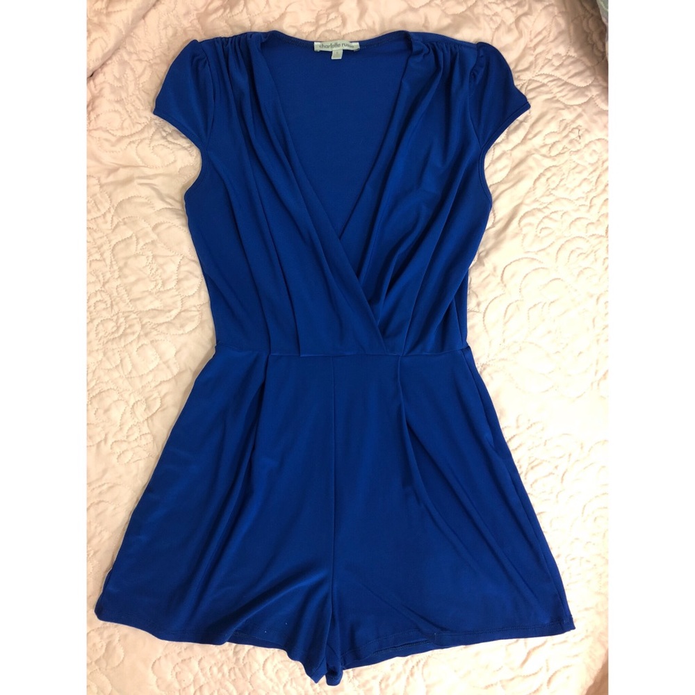 Royal blue romper